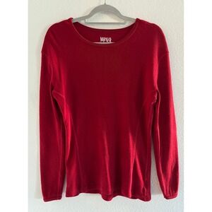 Minus 33 Midweight Wool Base Layer Womens Large Cherry Red Hike Ski Outdoors
